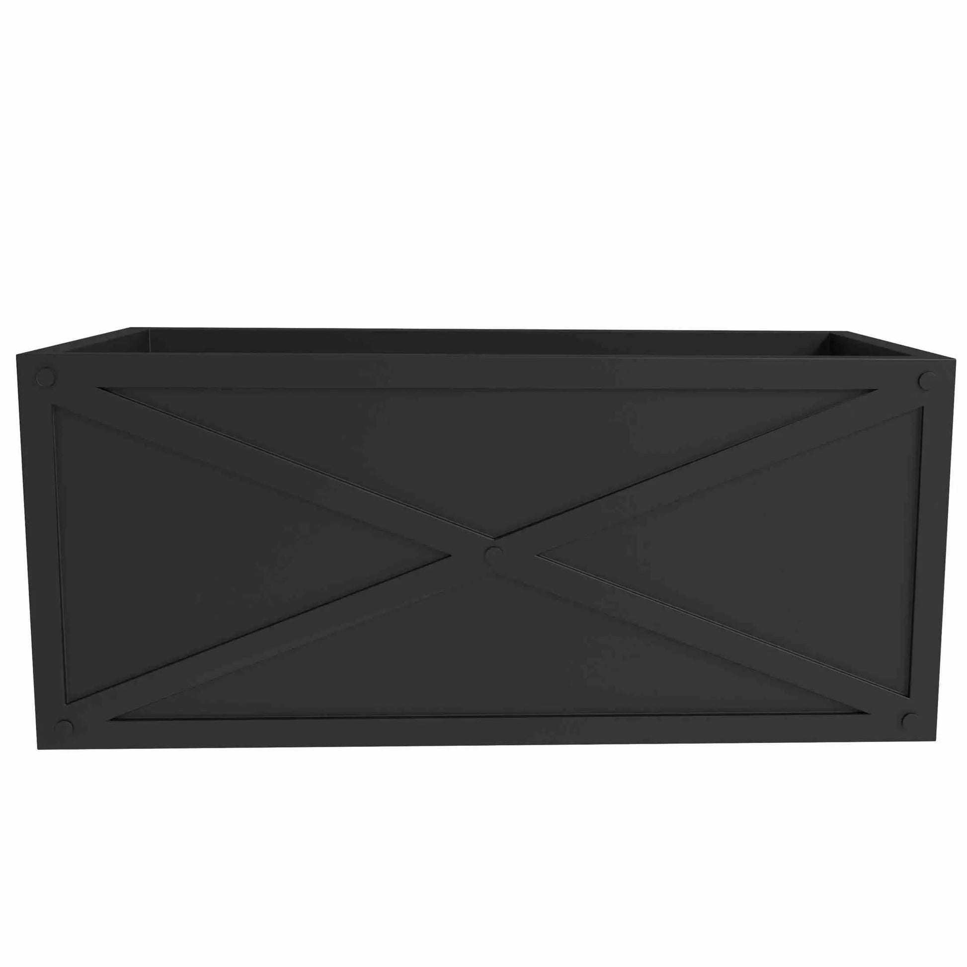 Bonsai Fiberglass and Clay Planter - Rectangular Weather-Resistant Planter Box with Drainage Holes - Elax Furniture