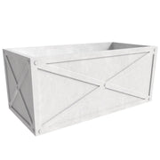 Bonsai Fiberglass and Clay Planter - Rectangular Weather-Resistant Planter Box with Drainage Holes - Elax Furniture