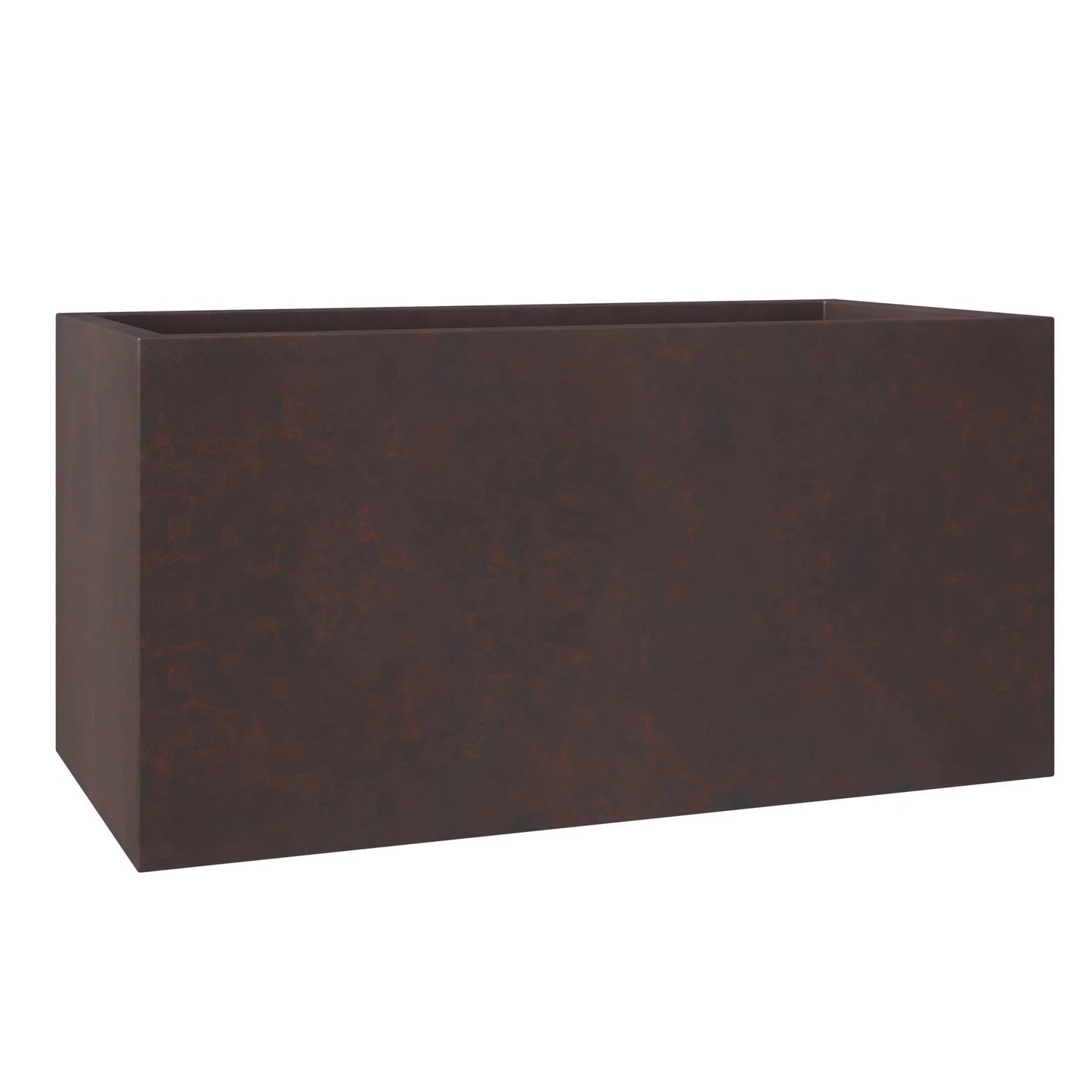Bloom Mid-Century Modern Rectangular Fiberstone and MGO Clay Planter for Indoor and Outdoor - Elax Furniture