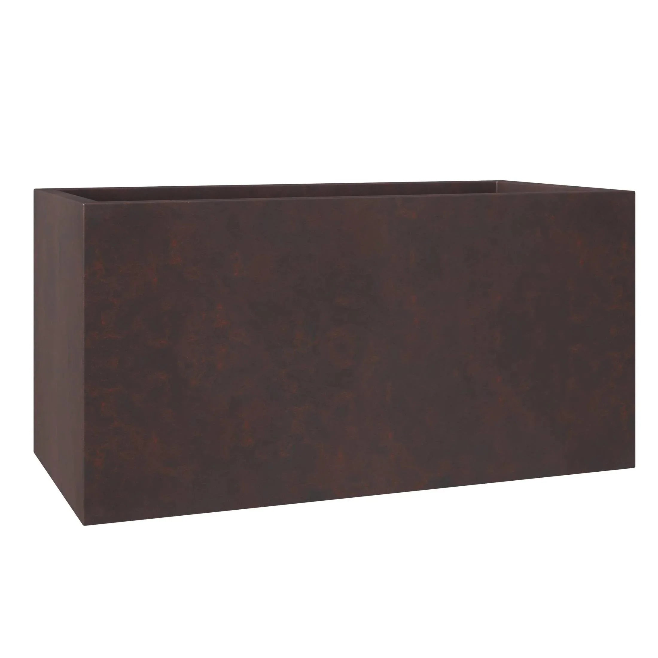 Bloom Mid-Century Modern Rectangular Fiberstone and MGO Clay Planter for Indoor and Outdoor - Elax Furniture