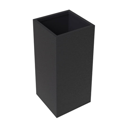 Basalt Fiberstone and MgO Clay Modern Tall Square Planter Pot for Indoor and Outdoor - Elax Furniture