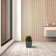 Blossom Fiberstone Tapered Square Planter Pot in Dark Grey - Elax Furniture