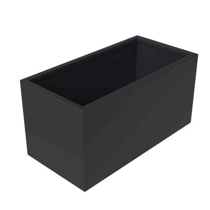 Bloom 3-Piece Modern Fiberstone and MGO Clay Rectangular Planter Set for Indoor and Outdoor - Elax Furniture