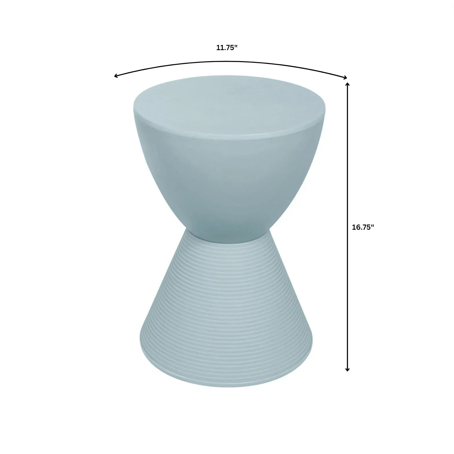 Boyd Storage Round Side End Table in Polypropylene Plastic - Elax Furniture