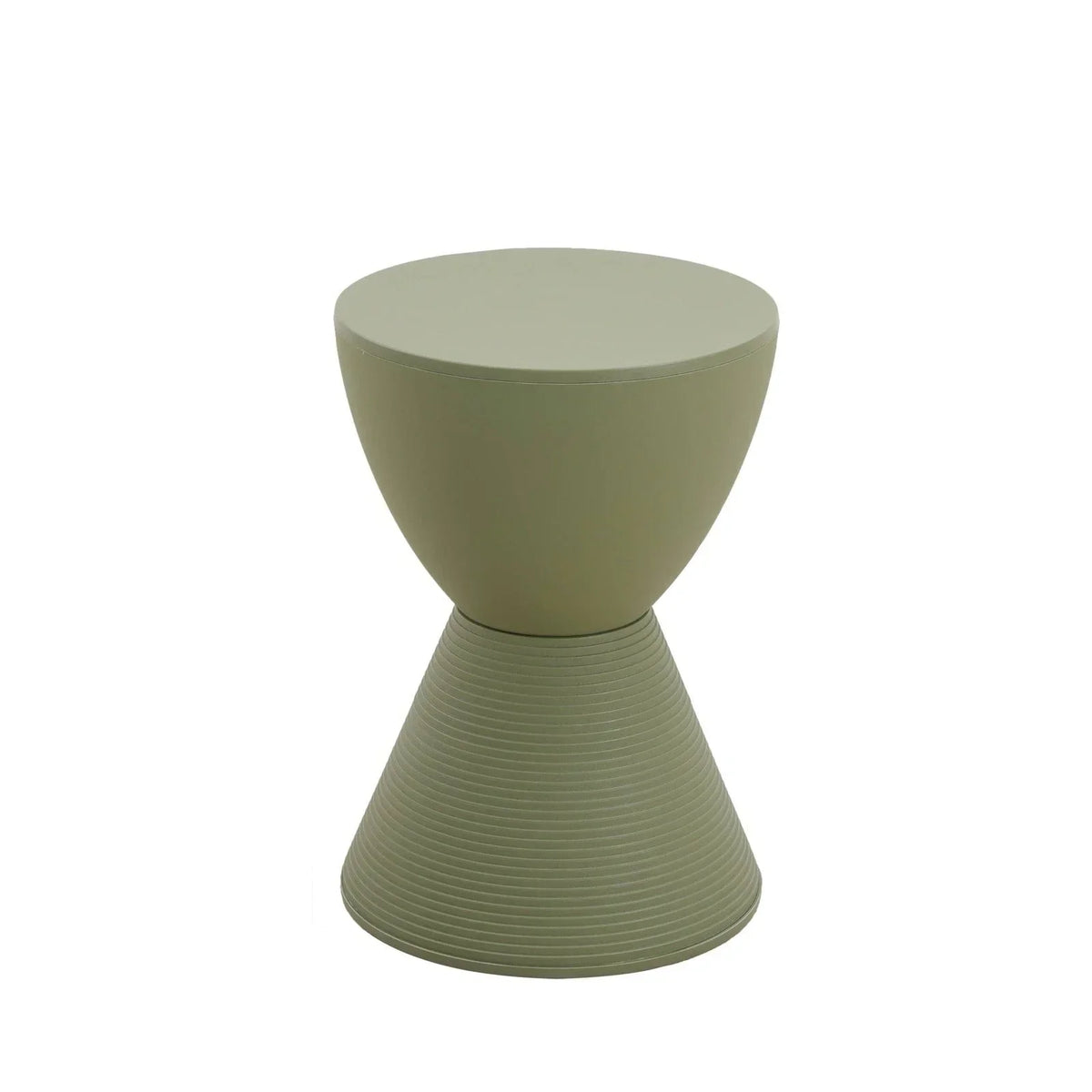Boyd Storage Round Side End Table in Polypropylene Plastic - Elax Furniture