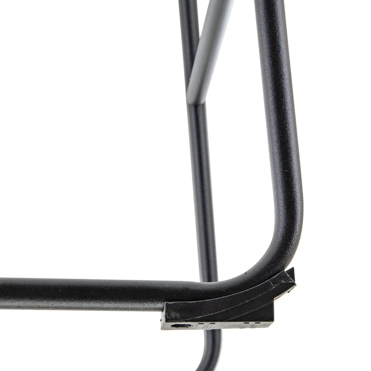 Brooklyn 29.9" Modern Leather Bar Stool With Black Iron Base & Footrest - Elax Furniture