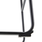 Brooklyn 29.9" Modern Leather Bar Stool With Black Iron Base & Footrest - Elax Furniture