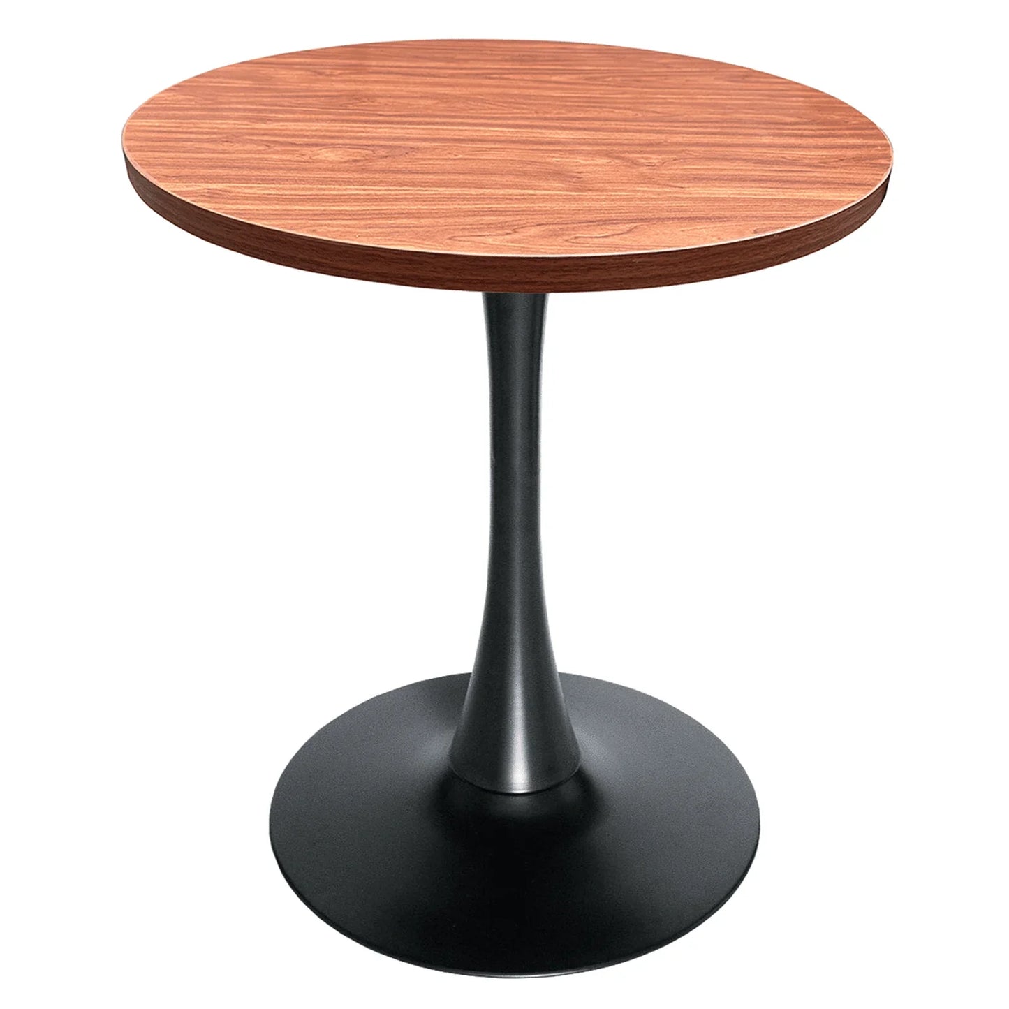 Bristol Round Dining Table with 27" MDF Tabletop and Black Iron Pedestal Base - Elax Furniture