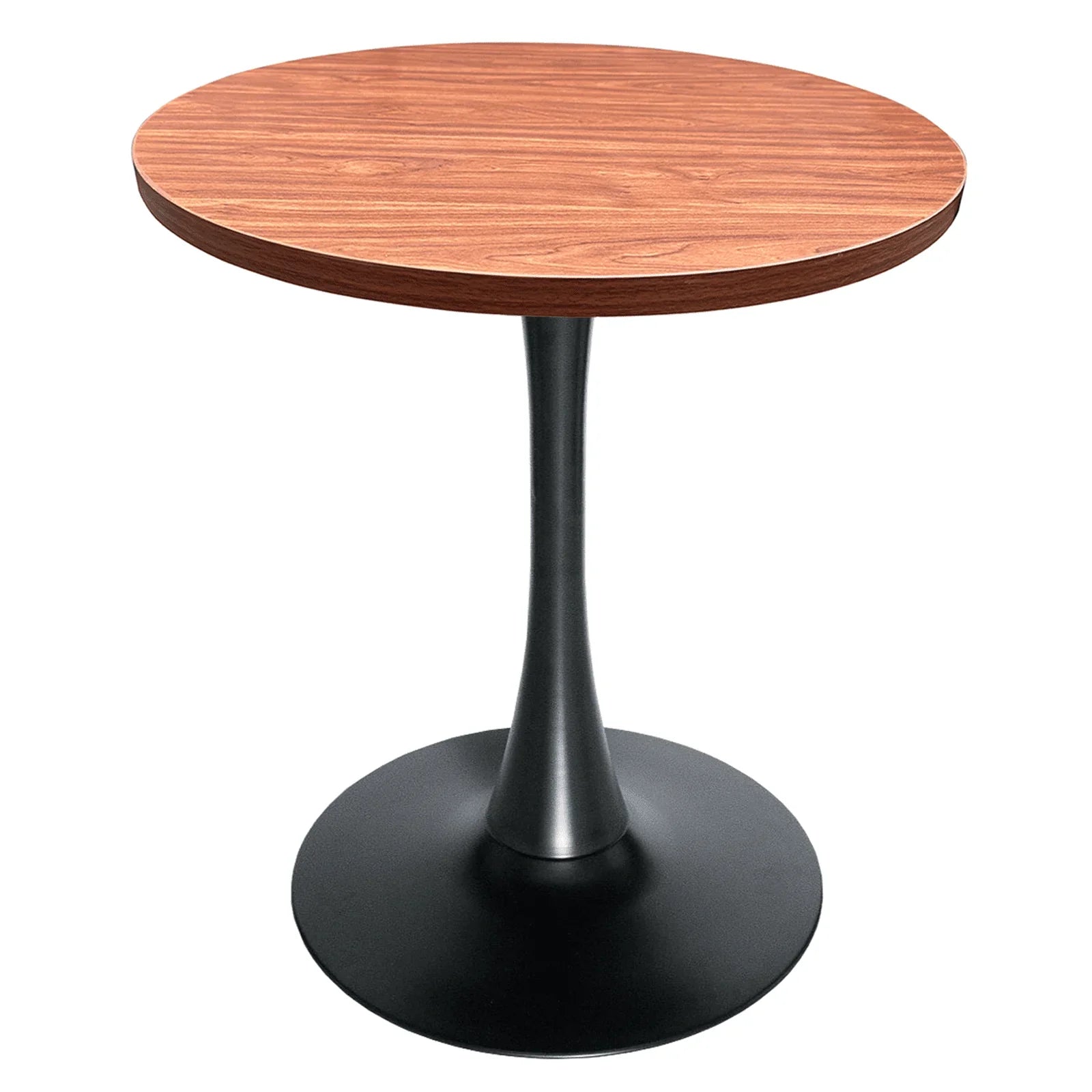 Bristol Round Dining Table with 27" MDF Tabletop and Black Iron Pedestal Base - Elax Furniture
