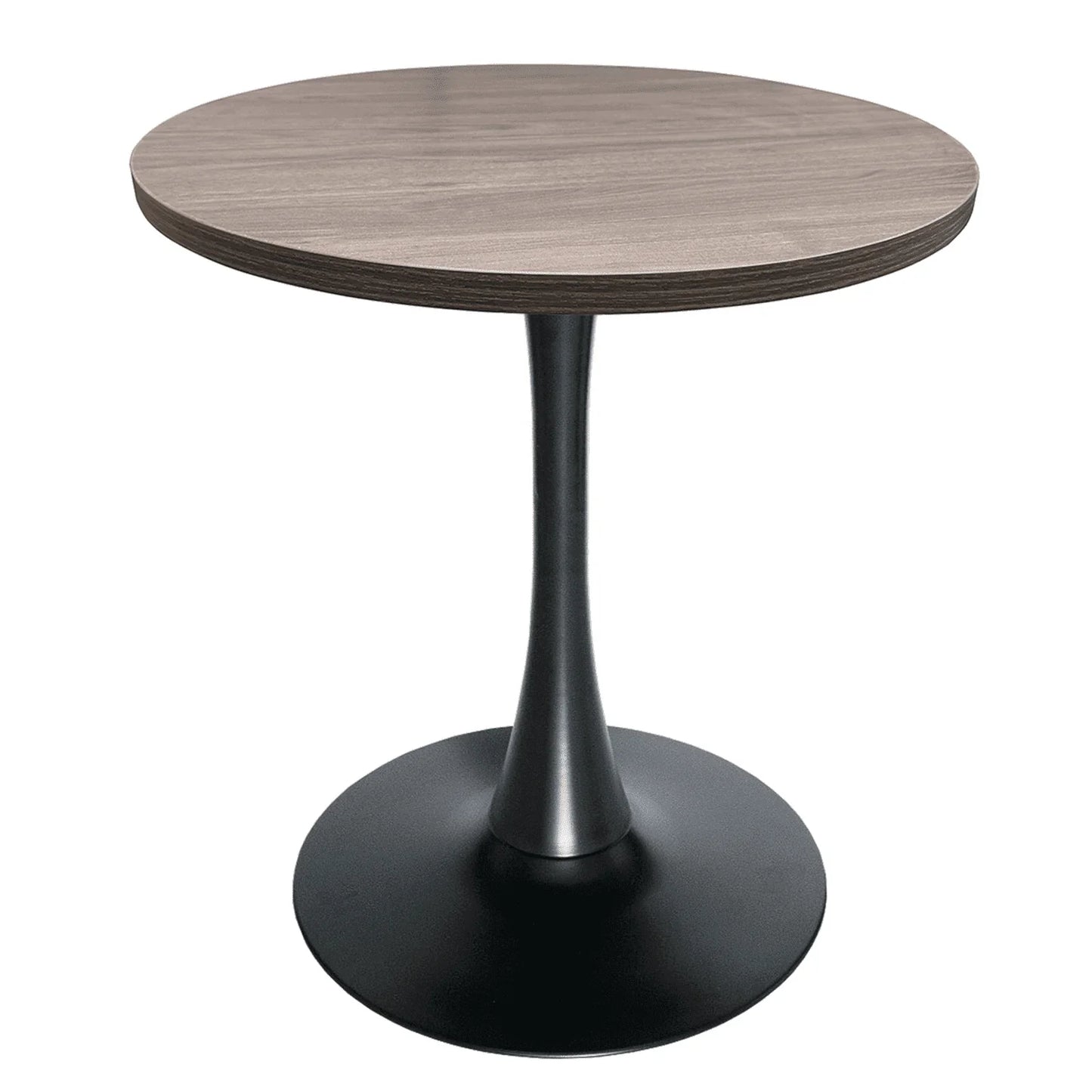 Bristol Round Dining Table with 27" MDF Tabletop and Black Iron Pedestal Base - Elax Furniture