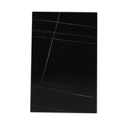 Bristol Dining Table with Sintered Stone Rectangular Tabletop and Steel Base