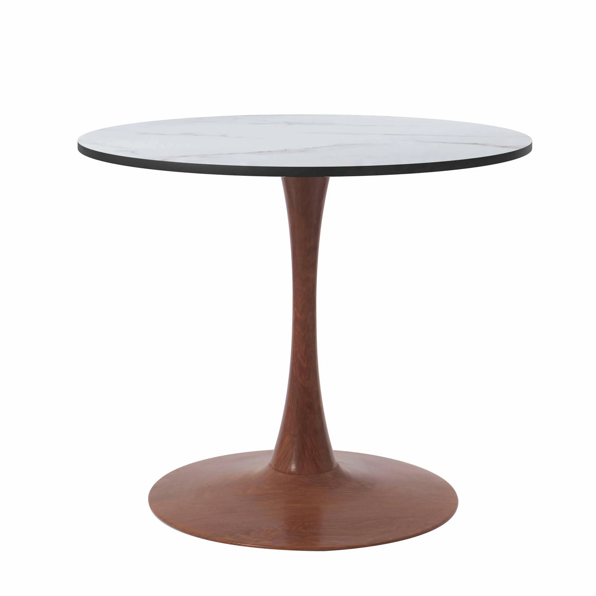 Bristol 24"/27"/31" Round Dining Table Wood Transfer Cherry/Natural/Walnut Base with MDF Table Top - Elax Furniture