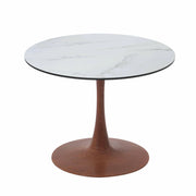 Bristol 24"/27"/31" Round Dining Table Wood Transfer Cherry/Natural/Walnut Base with MDF Table Top - Elax Furniture