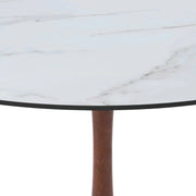 Bristol 24"/27"/31" Round Dining Table Wood Transfer Cherry/Natural/Walnut Base with MDF Table Top - Elax Furniture