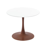 Bristol 24"/27"/31" Round Dining Table Wood Transfer Cherry/Natural/Walnut Base with MDF Table Top - Elax Furniture
