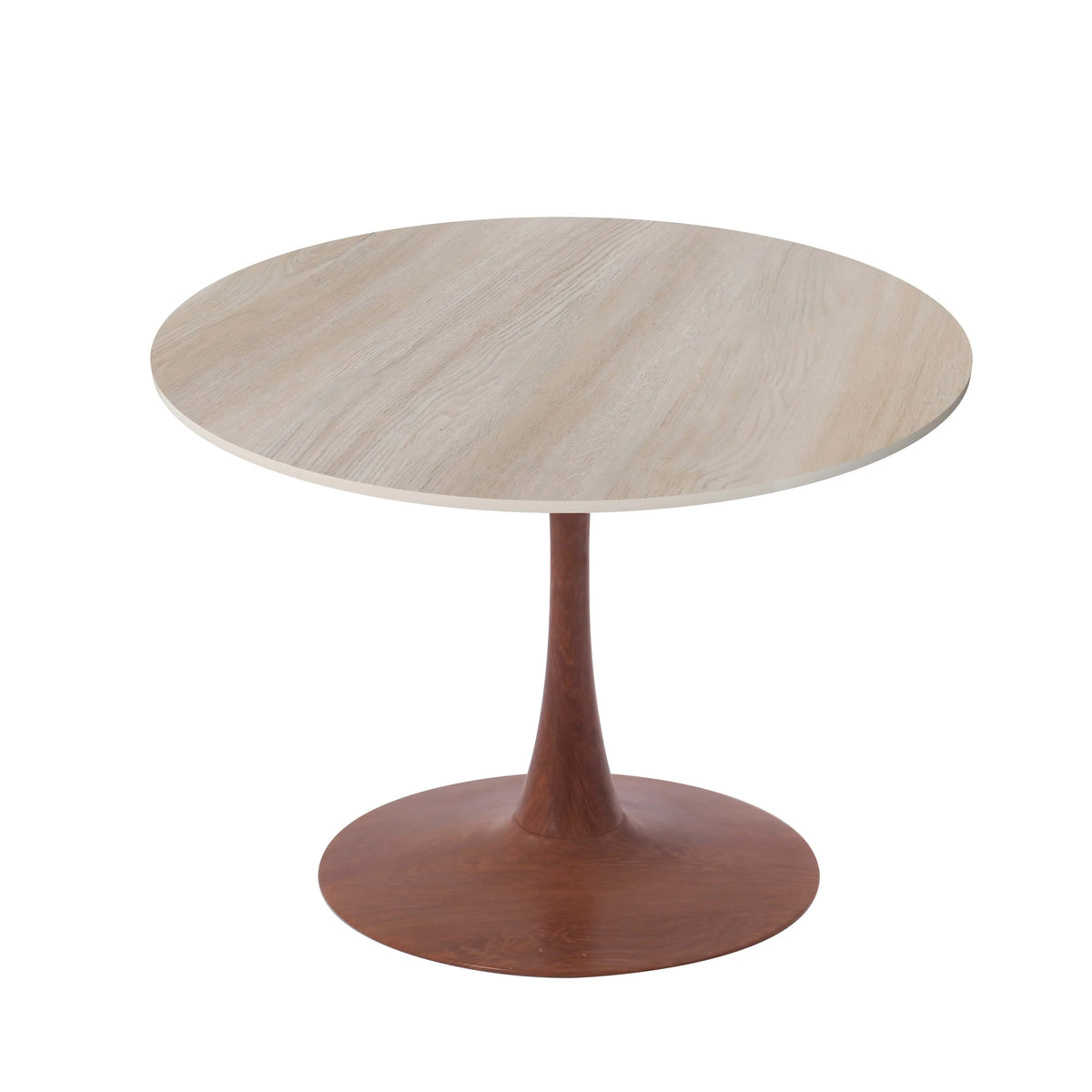 Bristol 24"/27"/31" Round Dining Table Wood Transfer Cherry/Natural/Walnut Base with MDF Table Top - Elax Furniture