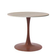 Bristol 24"/27"/31" Round Dining Table Wood Transfer Cherry/Natural/Walnut Base with MDF Table Top - Elax Furniture
