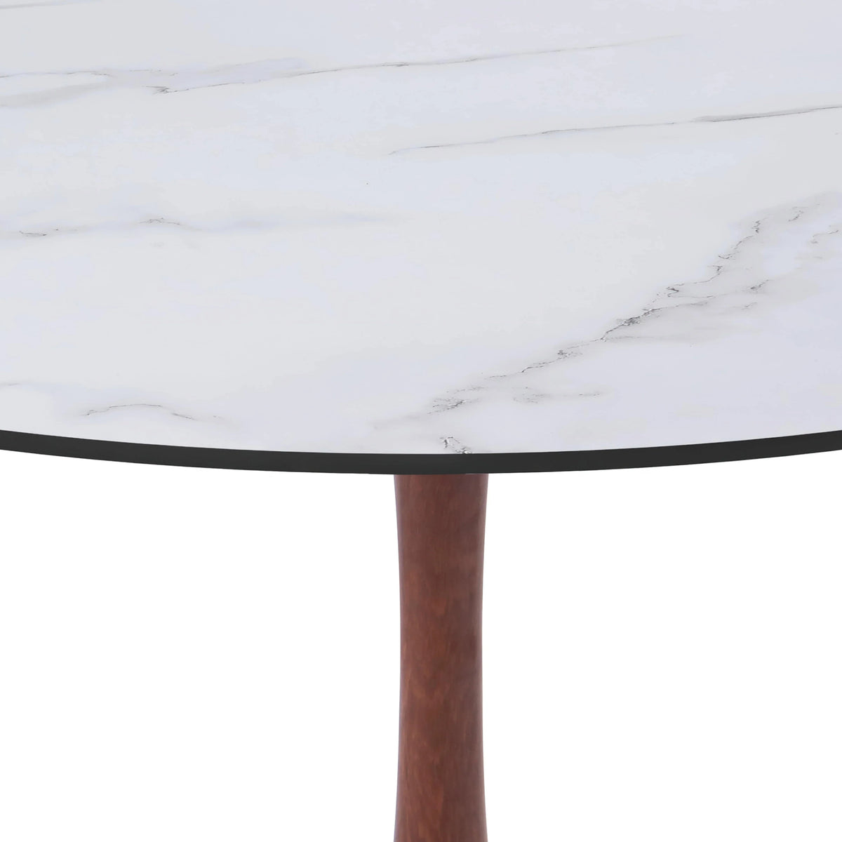 Bristol 24"/27"/31" Round Dining Table Wood Transfer Cherry/Natural/Walnut Base with MDF Table Top - Elax Furniture