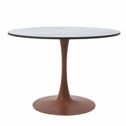 Bristol 24"/27"/31" Round Dining Table Wood Transfer Cherry/Natural/Walnut Base with MDF Table Top - Elax Furniture