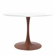 Bristol 24"/27"/31" Round Dining Table Wood Transfer Cherry/Natural/Walnut Base with MDF Table Top - Elax Furniture
