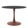 Bristol 35"/36"/40" Round Dining Table Wood Transfer Cherry/Natural/Walnut Base with MDF Table Top