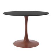 Bristol 35"/36"/40" Round Dining Table Wood Transfer Cherry/Natural/Walnut Base with MDF Table Top - Elax Furniture