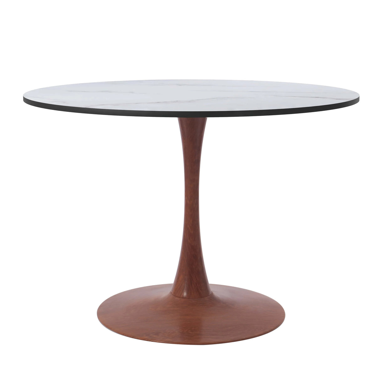 Bristol 35"/36"/40" Round Dining Table Wood Transfer Cherry/Natural/Walnut Base with MDF Table Top - Elax Furniture