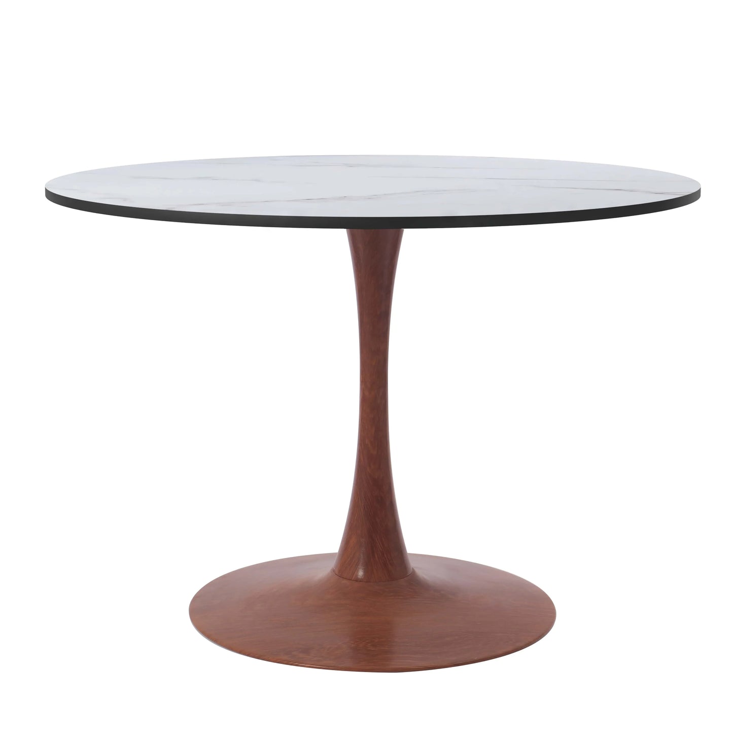 Bristol 35"/36"/40" Round Dining Table Wood Transfer Cherry/Natural/Walnut Base with MDF Table Top - Elax Furniture