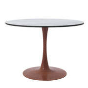 Bristol 35"/36"/40" Round Dining Table Wood Transfer Cherry/Natural/Walnut Base with MDF Table Top - Elax Furniture