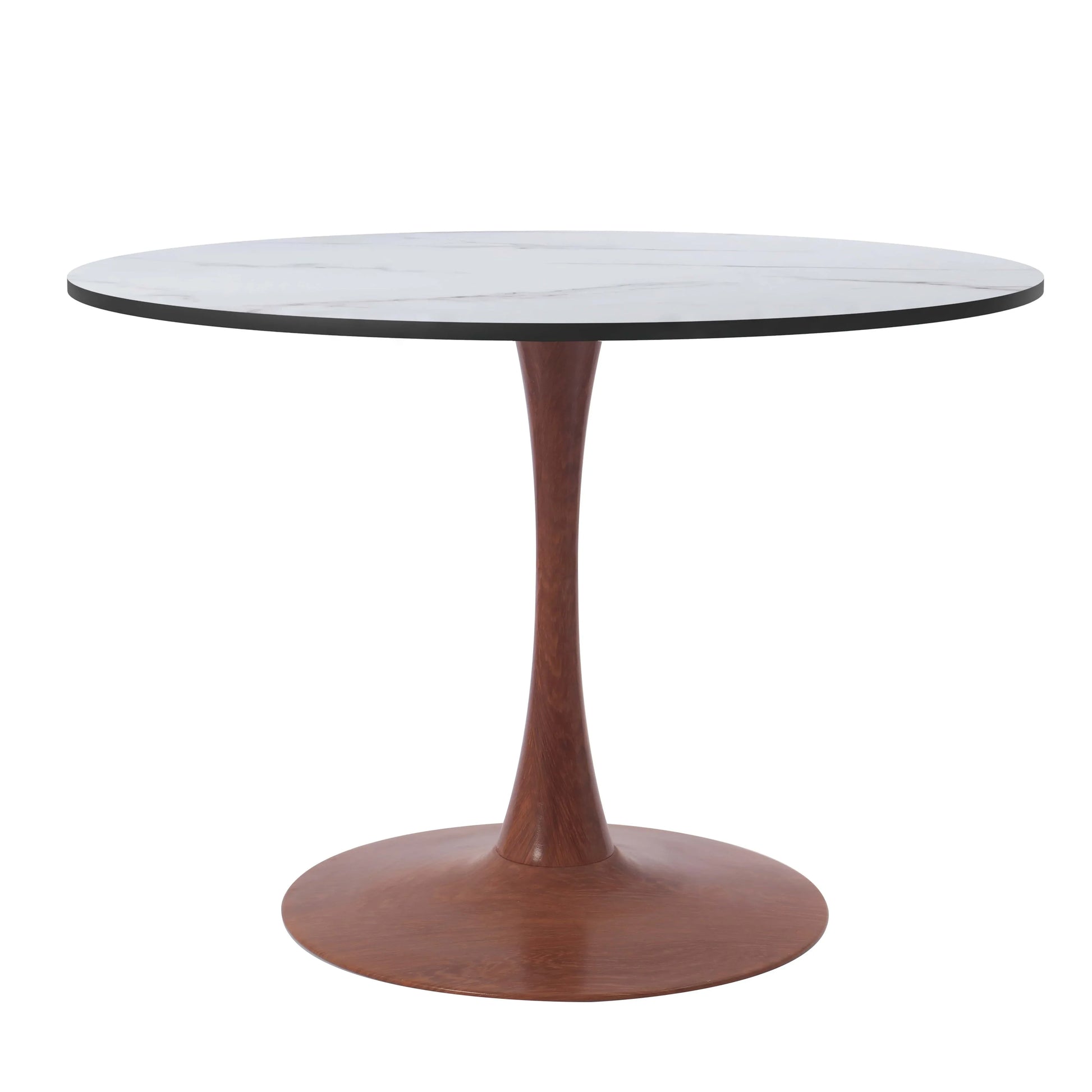 Bristol 35"/36"/40" Round Dining Table Wood Transfer Cherry/Natural/Walnut Base with MDF Table Top - Elax Furniture