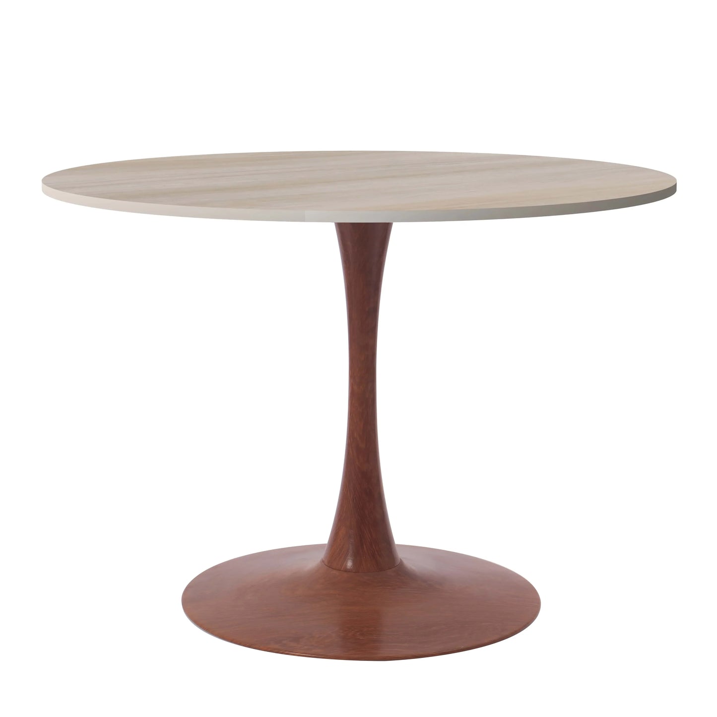 Bristol 35"/36"/40" Round Dining Table Wood Transfer Cherry/Natural/Walnut Base with MDF Table Top - Elax Furniture