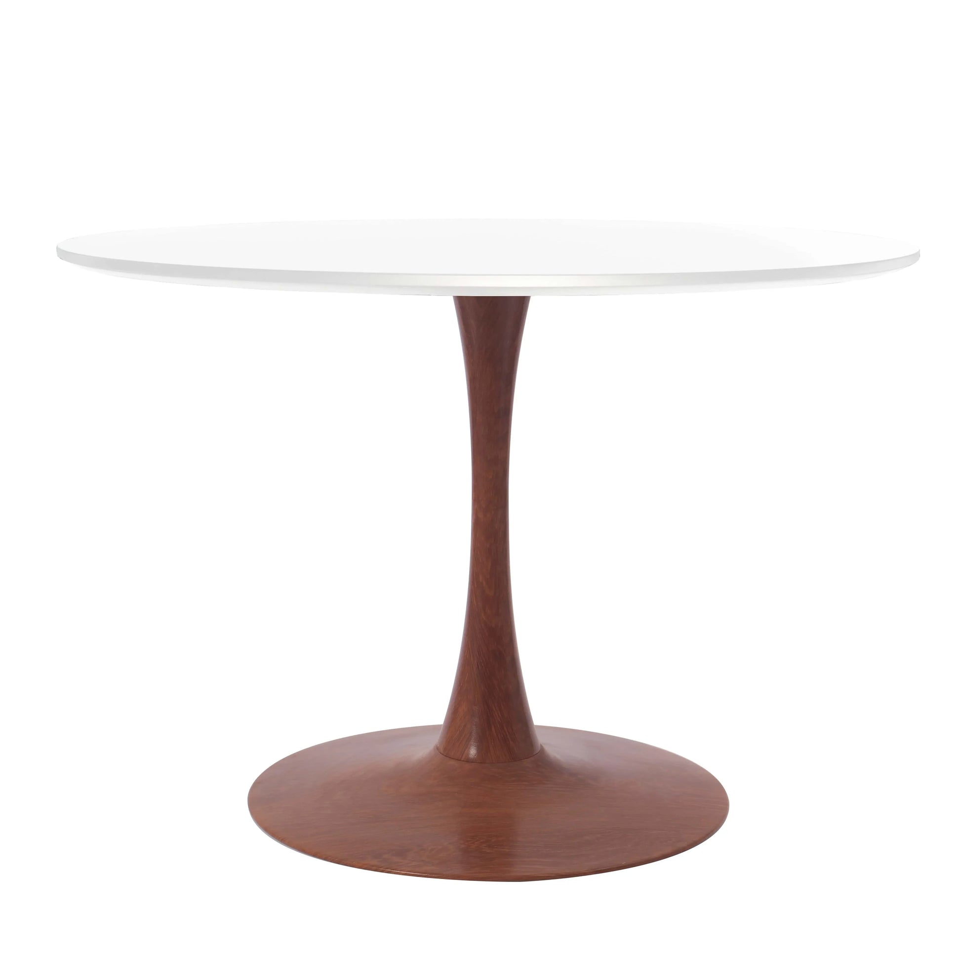 Bristol 35"/36"/40" Round Dining Table Wood Transfer Cherry/Natural/Walnut Base with MDF Table Top - Elax Furniture