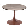 Bristol 35"/36"/40" Round Dining Table Wood Transfer Cherry/Natural/Walnut Base with MDF Table Top