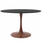 Bristol 35"/36"/40" Round Dining Table Wood Transfer Cherry/Natural/Walnut Base with MDF Table Top - Elax Furniture