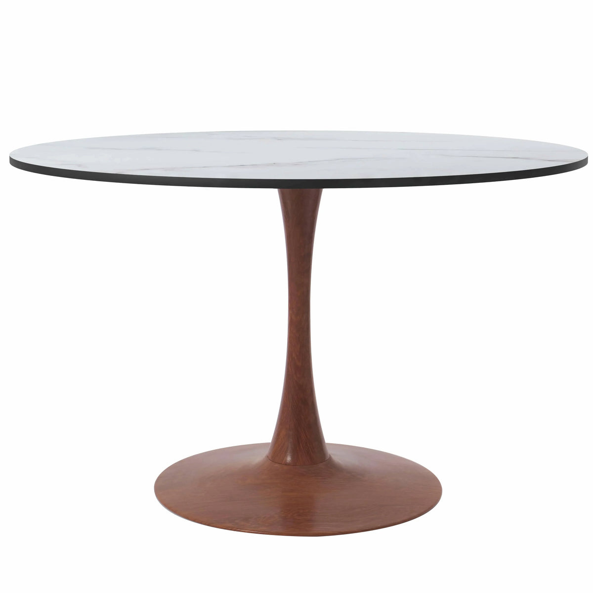 Bristol 35"/36"/40" Round Dining Table Wood Transfer Cherry/Natural/Walnut Base with MDF Table Top - Elax Furniture