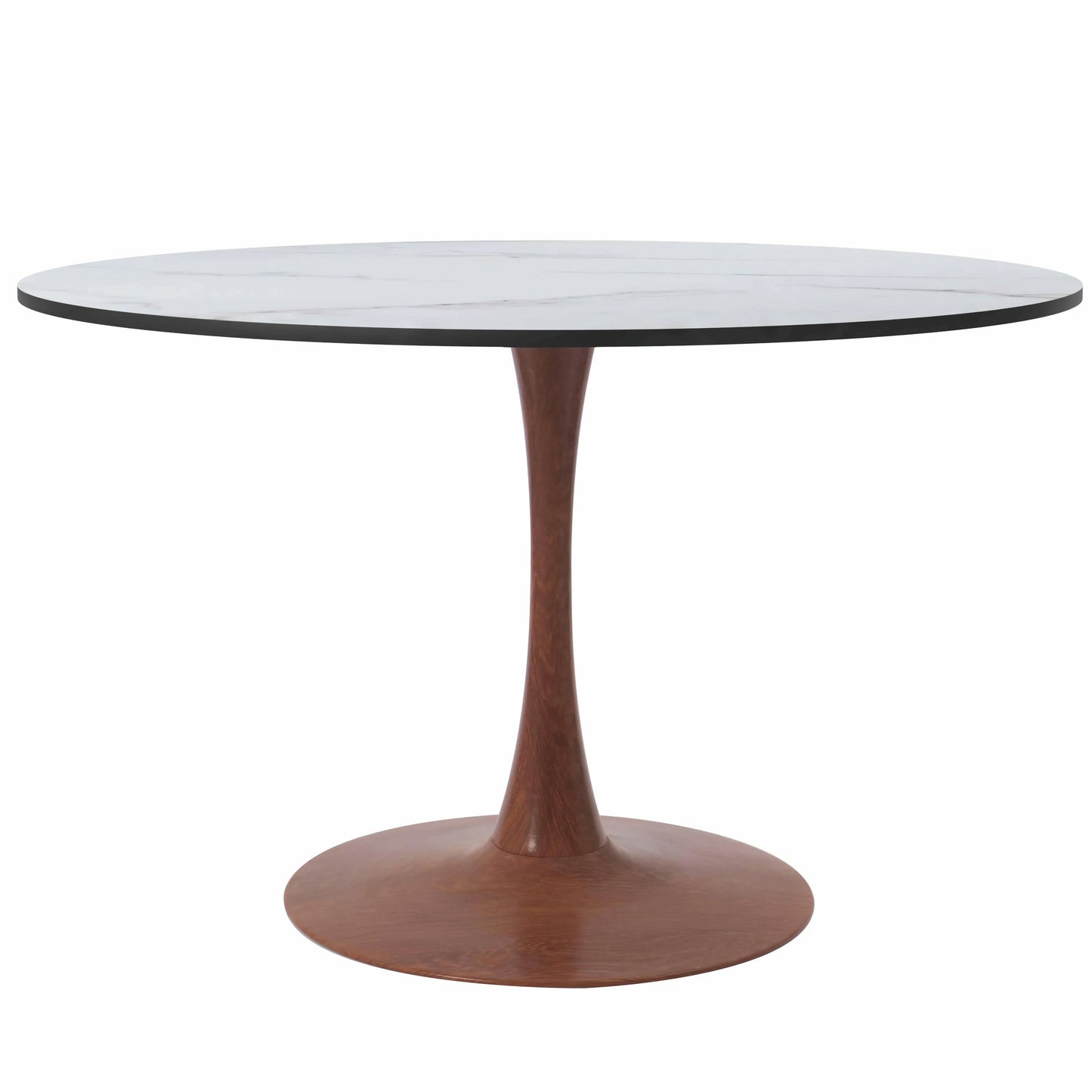 Bristol 35"/36"/40" Round Dining Table Wood Transfer Cherry/Natural/Walnut Base with MDF Table Top - Elax Furniture