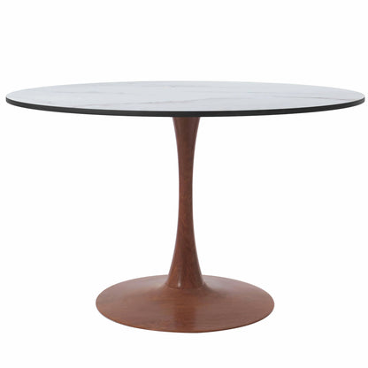 Bristol 35"/36"/40" Round Dining Table Wood Transfer Cherry/Natural/Walnut Base with MDF Table Top - Elax Furniture