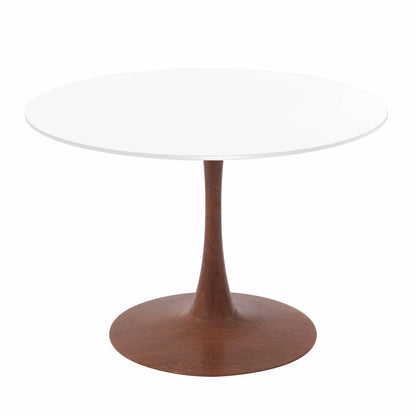 Bristol 35"/36"/40" Round Dining Table Wood Transfer Cherry/Natural/Walnut Base with MDF Table Top - Elax Furniture