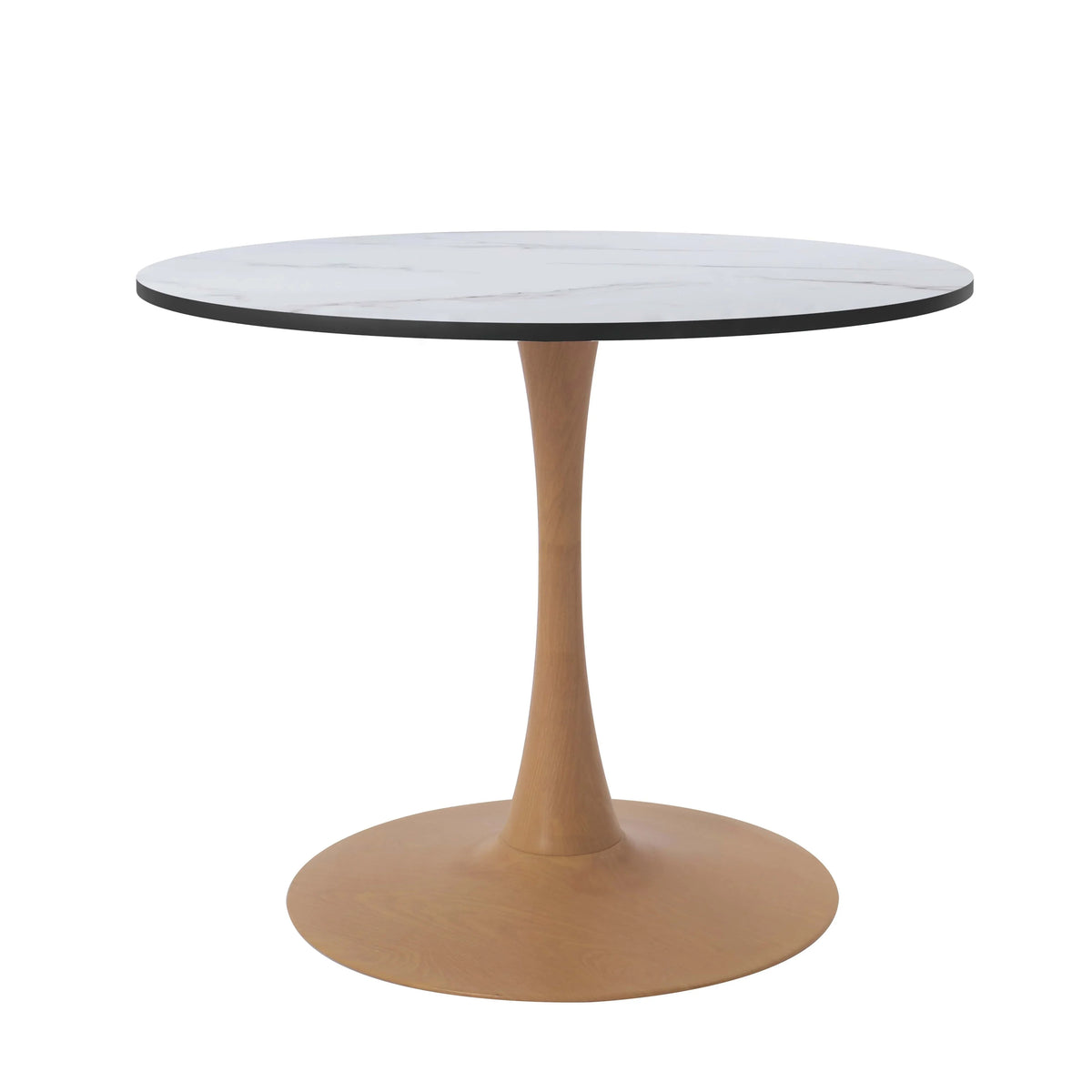 Bristol 24"/27"/31" Round Dining Table Wood Transfer Cherry/Natural/Walnut Base with MDF Table Top - Elax Furniture