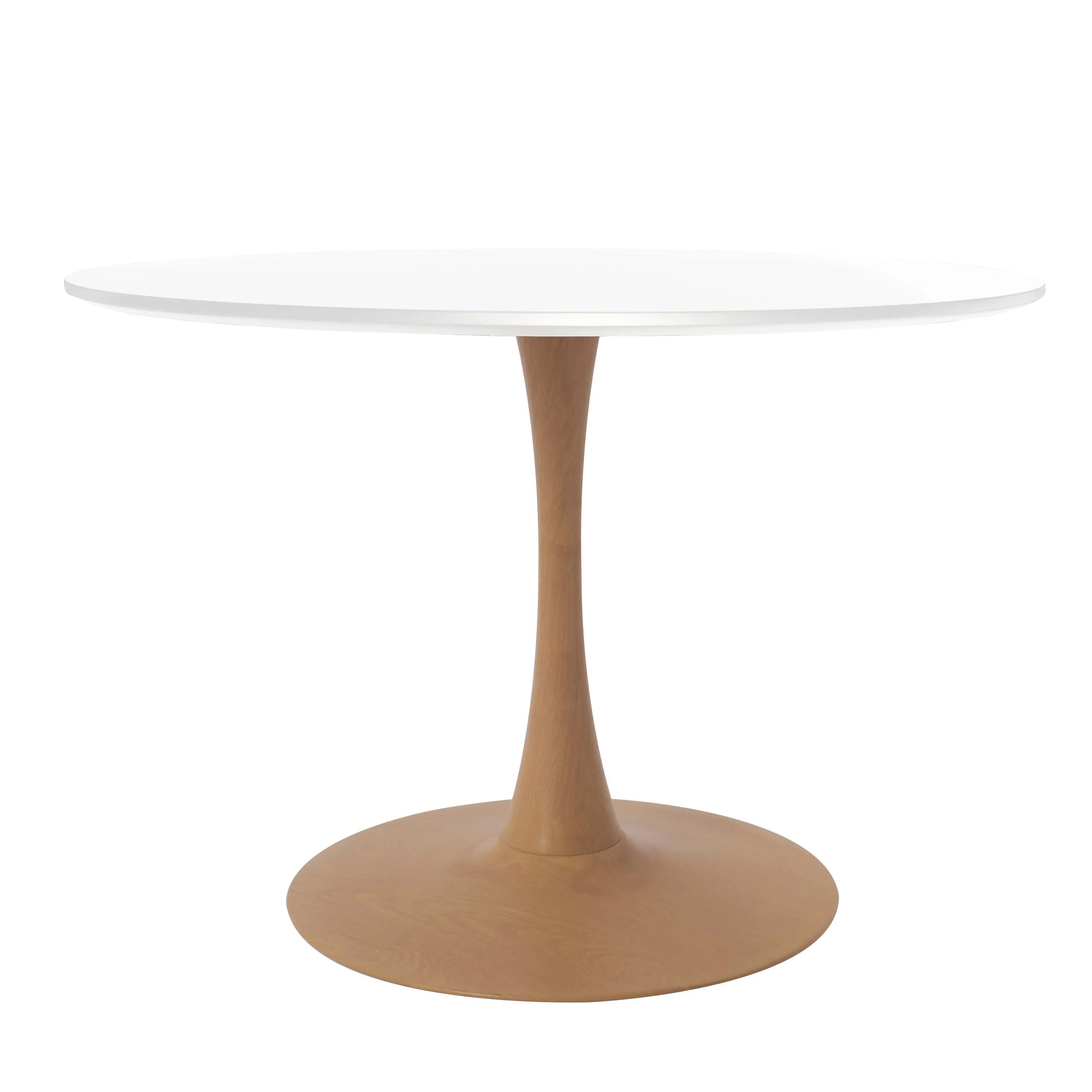 Bristol 35"/36"/40" Round Dining Table Wood Transfer Cherry/Natural/Walnut Base with MDF Table Top - Elax Furniture