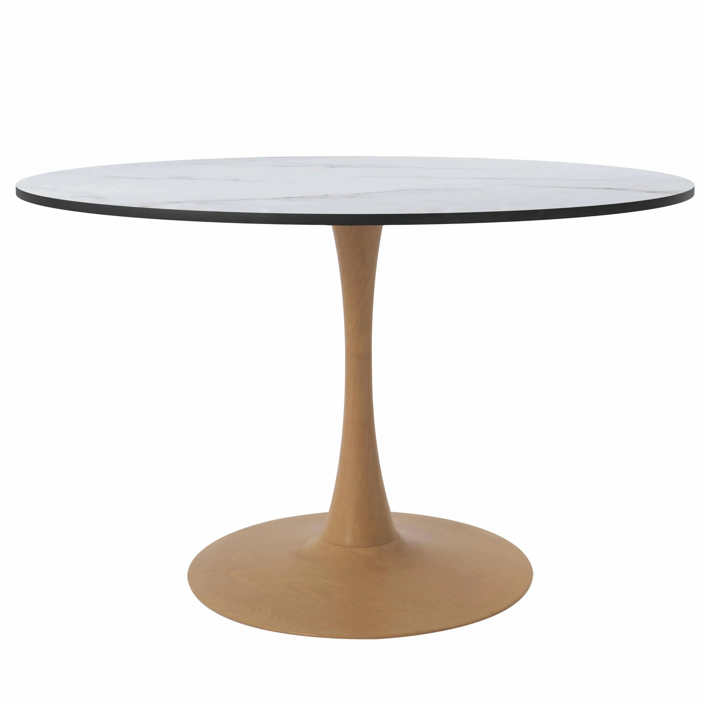 Bristol 35"/36"/40" Round Dining Table Wood Transfer Cherry/Natural/Walnut Base with MDF Table Top - Elax Furniture