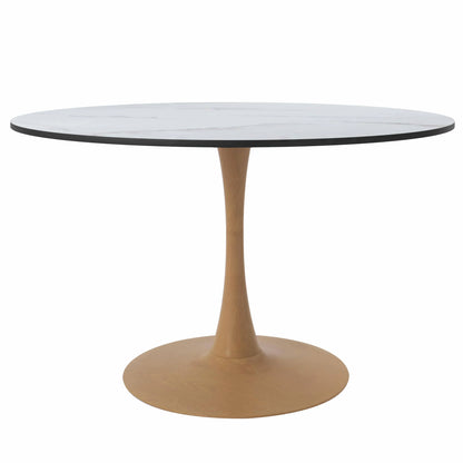 Bristol 35"/36"/40" Round Dining Table Wood Transfer Cherry/Natural/Walnut Base with MDF Table Top - Elax Furniture