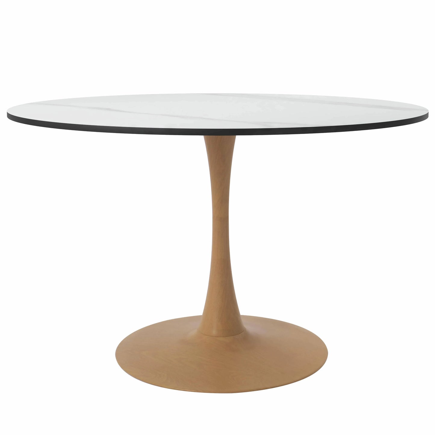 Bristol 35"/36"/40" Round Dining Table Wood Transfer Cherry/Natural/Walnut Base with MDF Table Top - Elax Furniture