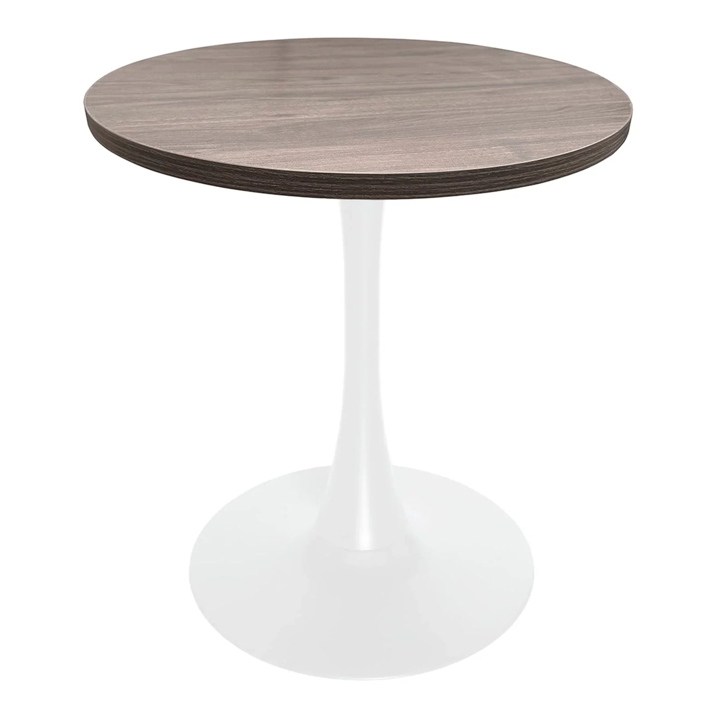 Bristol 27" Round Dining Table with MDF Tableop and White Iron Base - Elax Furniture