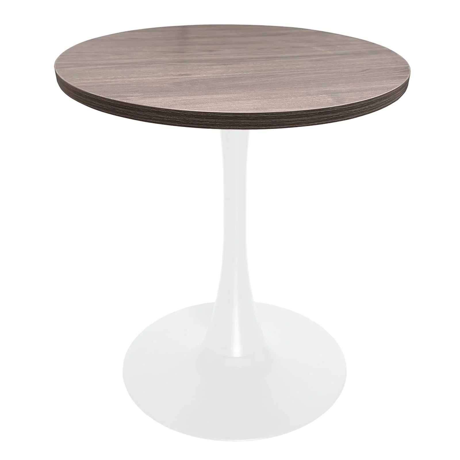 Bristol 27" Round Dining Table with MDF Tableop and White Iron Base - Elax Furniture