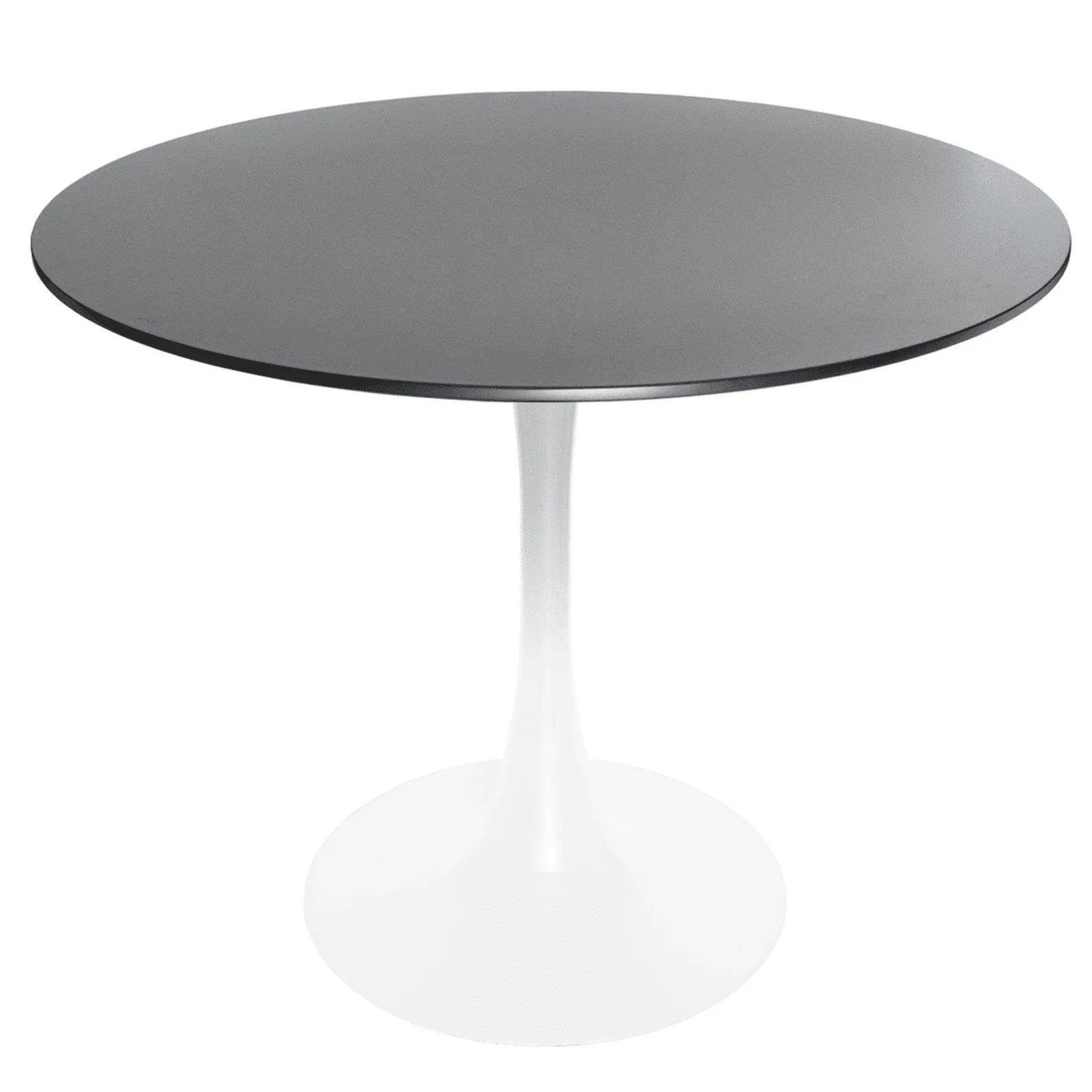 Bristol 32" Round Dining Table with Wood Top and Iron Pedestal Base - Elax Furniture