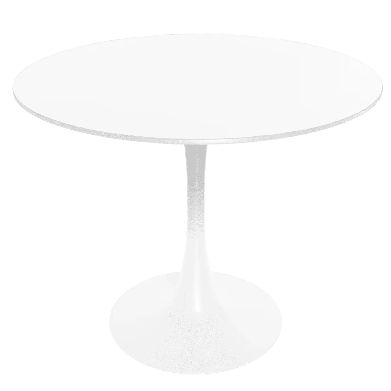 Bristol 32" Round Dining Table with Wood Top and Iron Pedestal Base - Elax Furniture