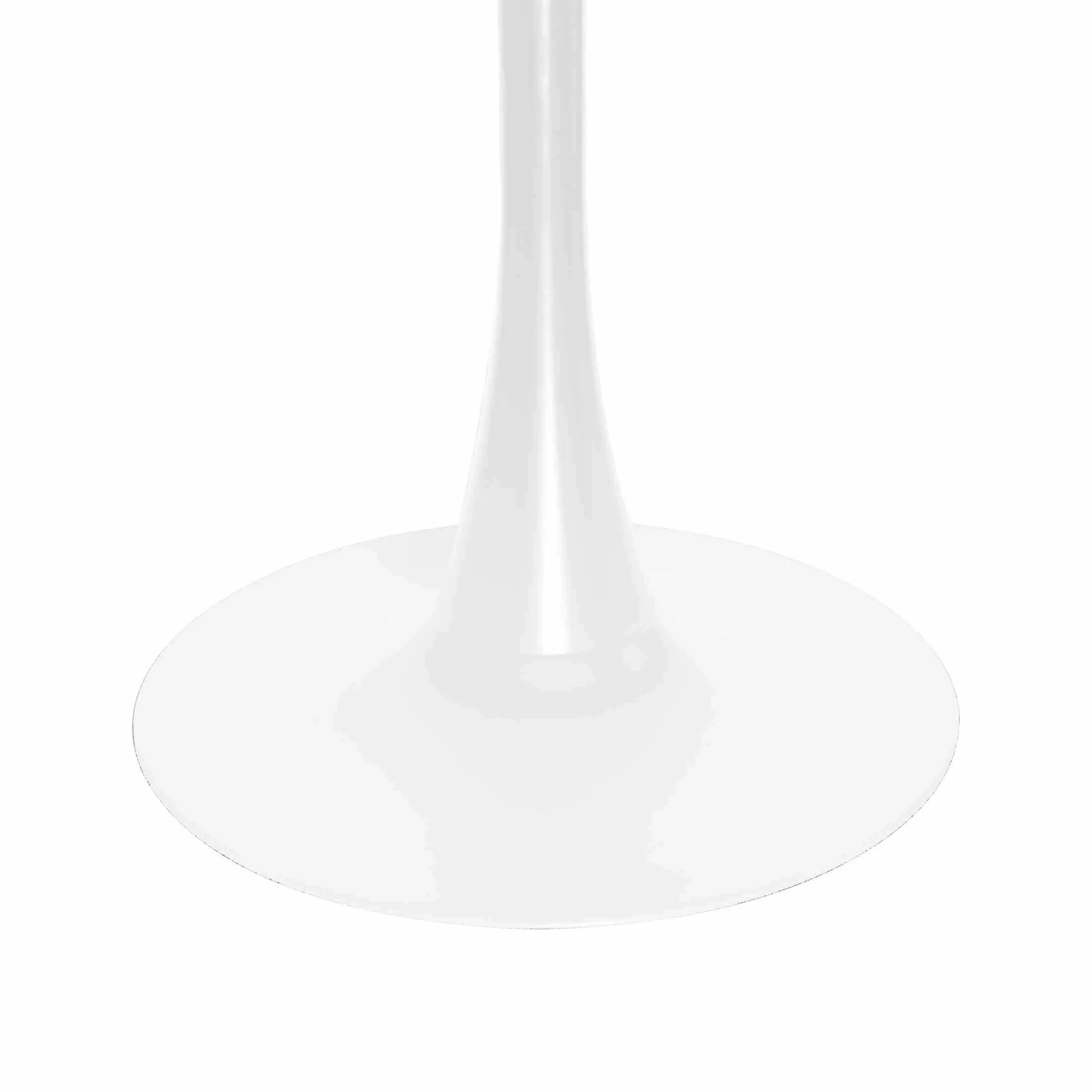 Bristol 5-Piece Dining Set with 35" Round Dining Table and 4 ABS Plastic Chairs with Gold Base - Elax Furniture