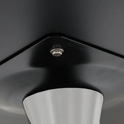 Bristol 5-Piece Dining Set with 35" Round Dining Table and 4 ABS Plastic Chairs with Gold Base - Elax Furniture