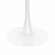 Bristol 5-Piece Dining Set with 35" Round Dining Table and 4 ABS Plastic Chairs with Gold Base - Elax Furniture